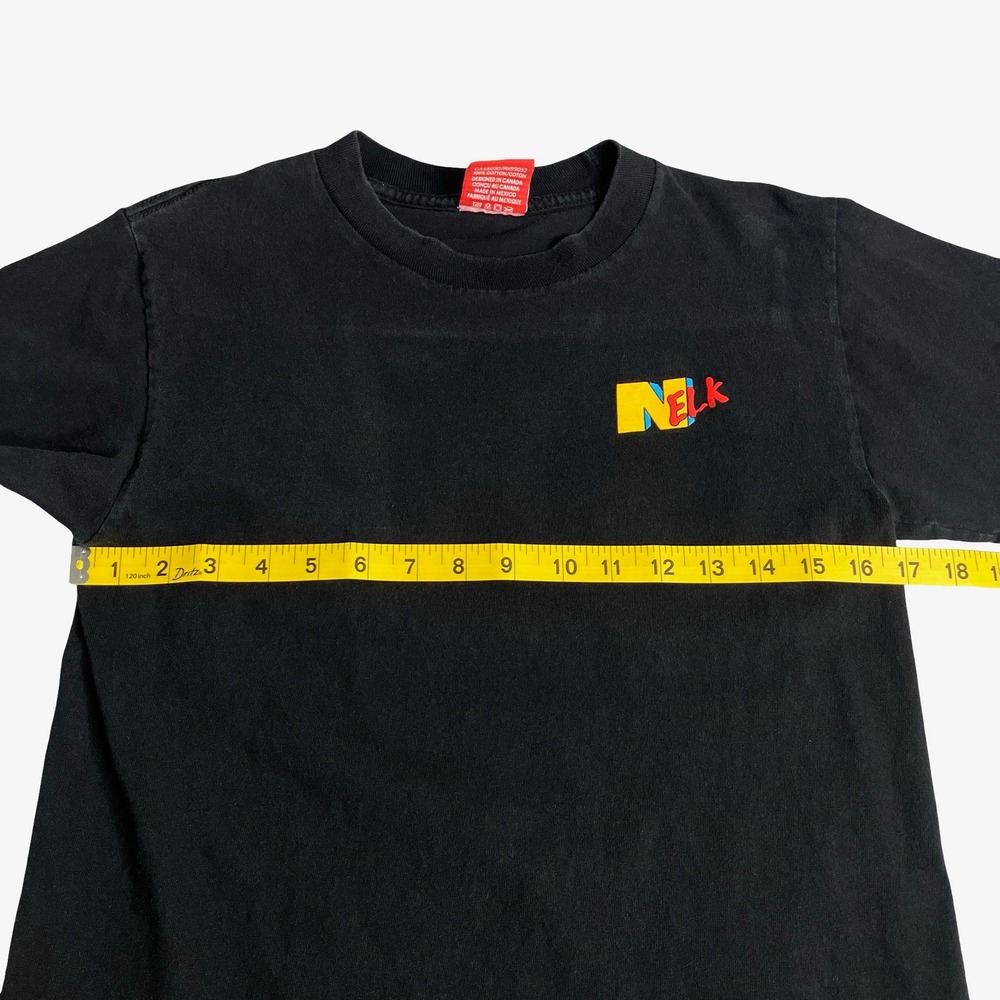 Nelk Boys Graphic Shirt Size Small Black Streetwear Logo Back Hit Short Sleeve - Picture 9 of 9